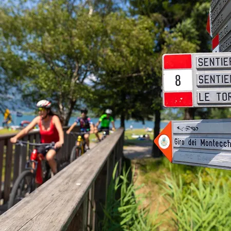 I Laghee Casette Breva E Tivano -garden-parking-lake View - Bike Friendly House * 科利科
